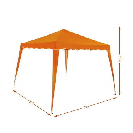 POP UP rychloskládací altan stánek oranžová