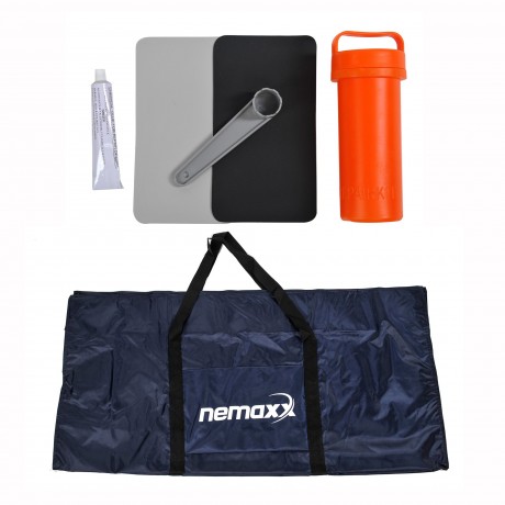 NEMAXX Professional nafukovací člun 380 cm, pádlo pro 6 + 1 osob
