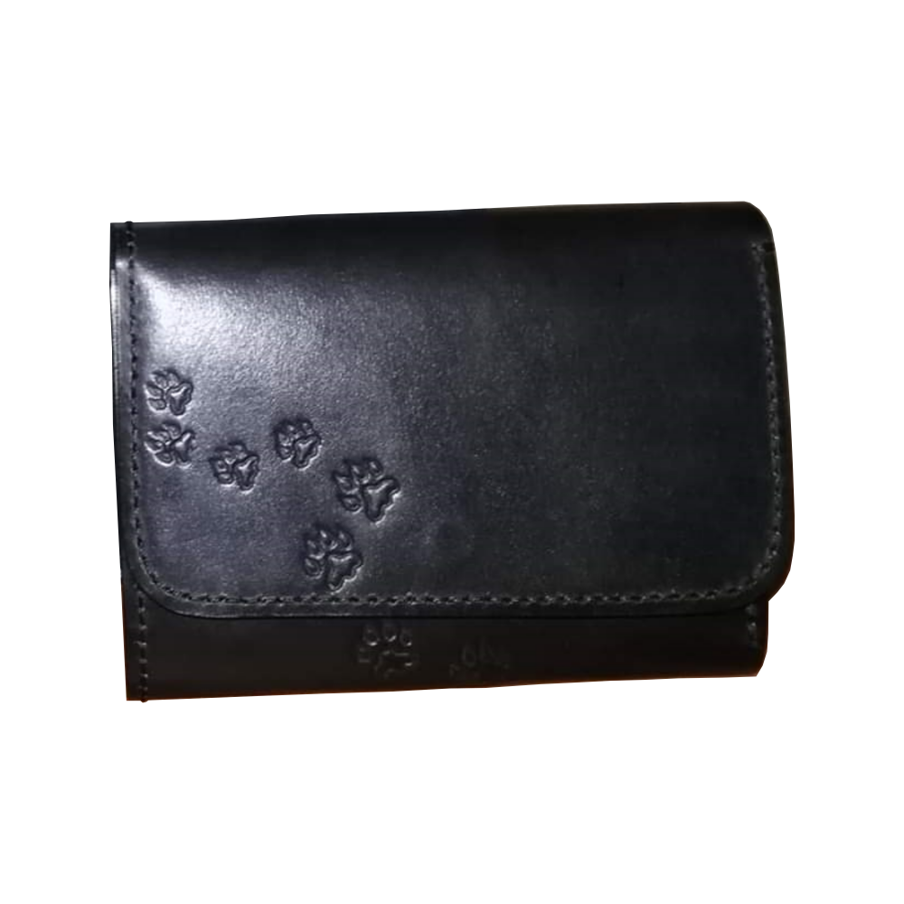 Dámská kožená peněženka - ruční zakázková výroba/zdobení