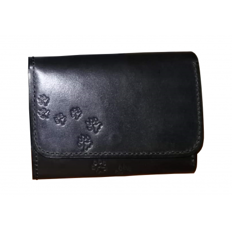 Dámská kožená peněženka - ruční zakázková výroba/zdobení