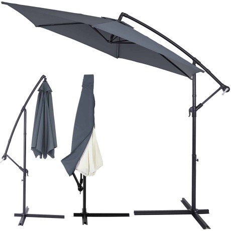 Slunečník 350 cm průměr zelená barva
