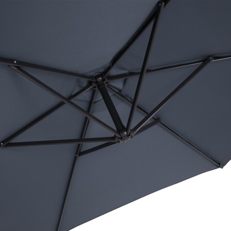 Slunečník 350 cm průměr zelená barva