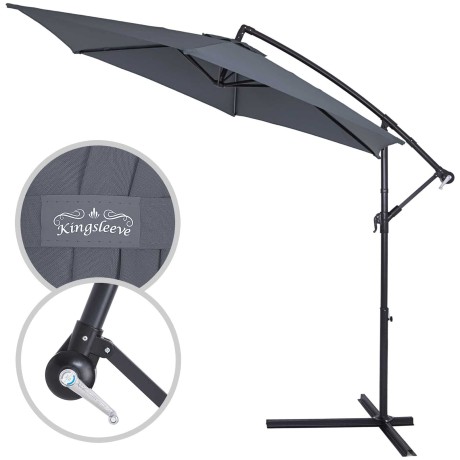 Slunečník 350 cm průměr zelená barva