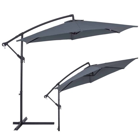Slunečník 350 cm průměr zelená barva