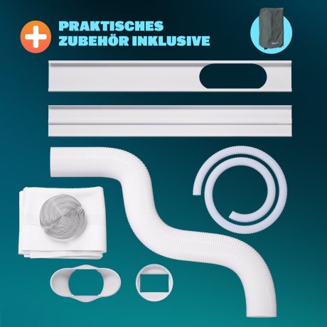 Mobilní klimatizace více funkcí  chlazení, odvlhčovač, ventilátor a režim spánku
