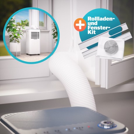 Mobilní klimatizace více funkcí  chlazení, odvlhčovač, ventilátor a režim spánku