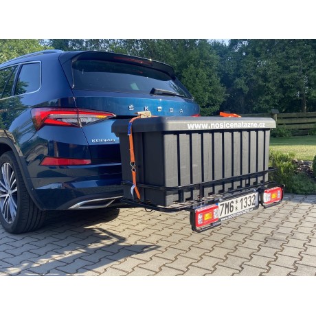 Přepravní box k nosiči na tažné, vel. 1250×520×500mm