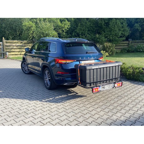 Přepravní box k nosiči na tažné, vel. 1250×520×500mm
