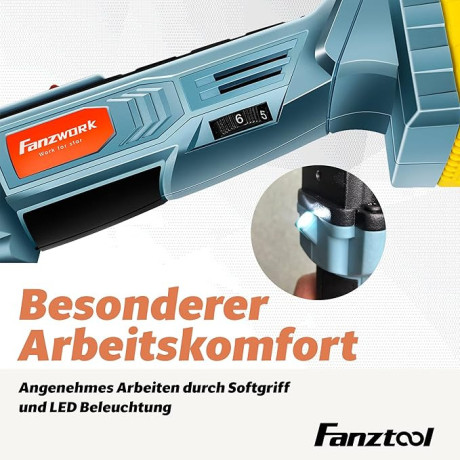 Akumulátorové multifunkční nářadí FANZWORK, 20V EC motor