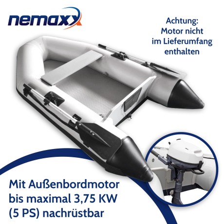 Nafukovací čln Nemaxx® Professional 230cm VRÁTANE 2 PÁDEL, VAKU + PUMPY - vysokotlaková podlaha